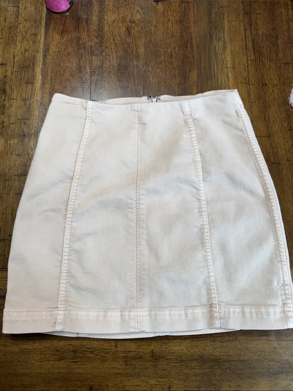 Free People Blush Pink Panel Mini Skirt